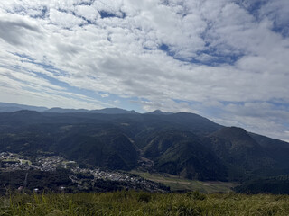 Naklejka premium 山から見る静岡の景色