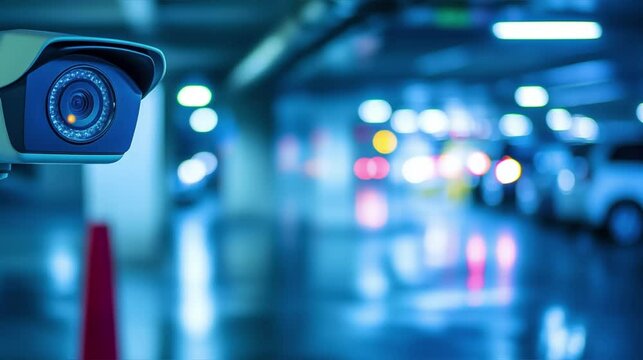 Parking garage security and monitoring with high-tech IP cameras

