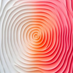 Obraz premium Abstract spiral design in soft gradient colors