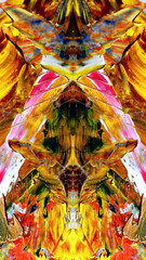 Abstract art background . Hand painting artwork . Canvas .