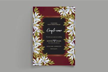 BRIDAL SHOWER FLORAL INVITATION TEMPLATE