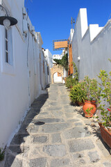 Grèce ville de Lindos sur l'Île de Rhodes 