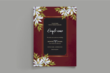 BRIDAL SHOWER FLORAL INVITATION TEMPLATE