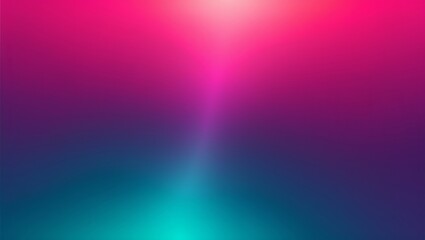 Fototapeta premium Neon magenta to deep teal flat gradient with a soft center fade. Created with generative AI technology