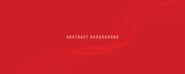 Abstract red wavy vector background