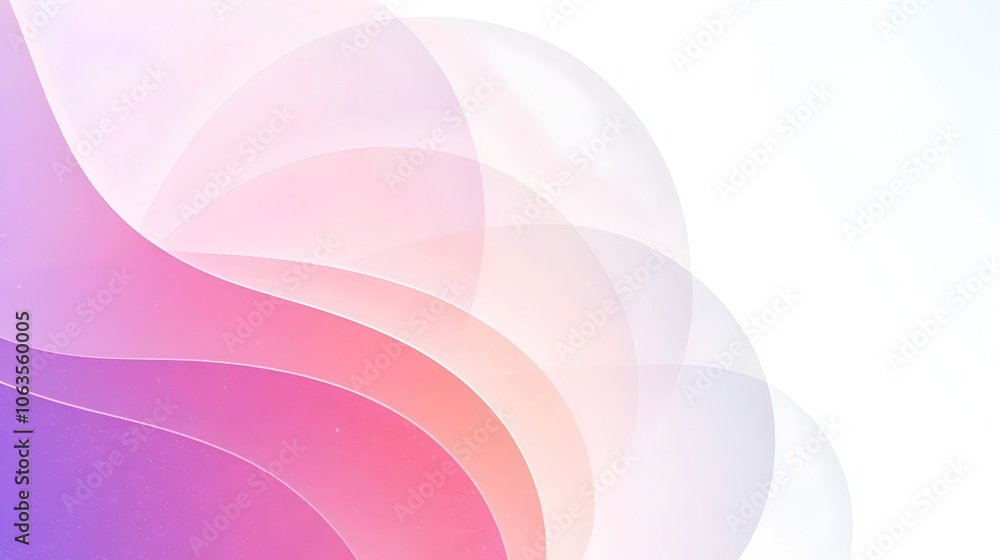 Aufkleber expanding circular gradient with subtle 3d effect on clean white background
