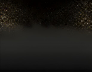 Obraz premium Realistic vector black background. Shiny black horizontal backdrop Glittering backround.