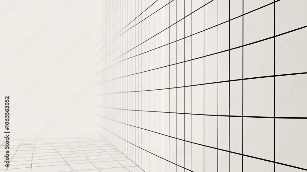 Fototapete a clean grid design with evenly spaced text boxes, perfect for organized layouts or minimalist text 