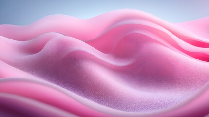 Obraz premium Abstract pink waves with soft texture and fluid motion