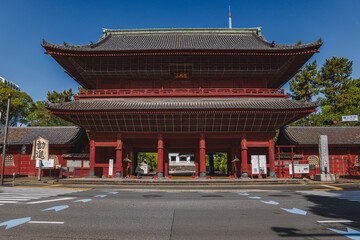 東京 増上寺 三解脱門の風景