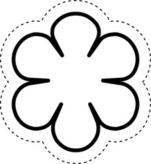 Cut Off Tracing Alphabet Asteriks Star Mark