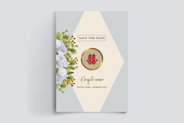 BRIDAL SHOWER FLORAL INVITATION TEMPLATE