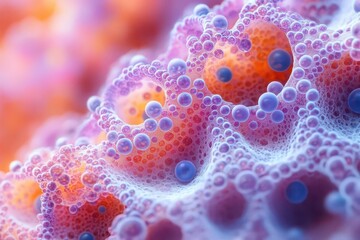 intricate 3d rendering of a molecule showcasing its complex biological and chemical structures bright colors highlight its scientific essence conveying a modern feel of discovery