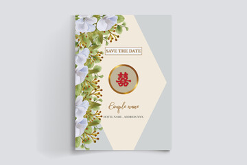 BRIDAL SHOWER FLORAL INVITATION TEMPLATE