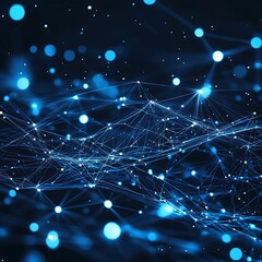 Elegant Minimalist Networking Background with Clean Geometric Design and Tech Vibe