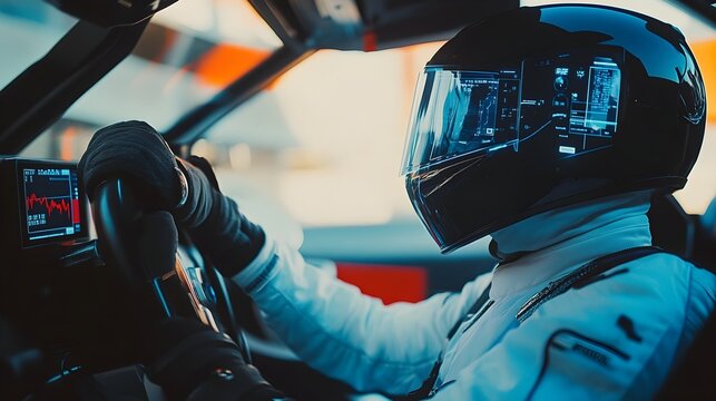 Futuristic Digital Interface for Intelligent Driving and Navigation Control