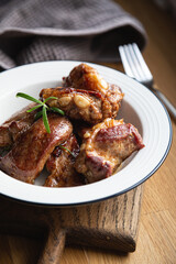Roasted Pork Ribs with Rosemary
