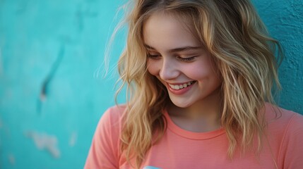 The Smiling Girl in Portrait