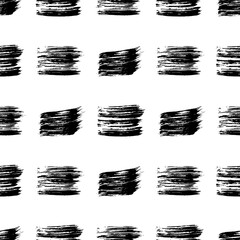Seamless pattern with hand drawn scribble smears