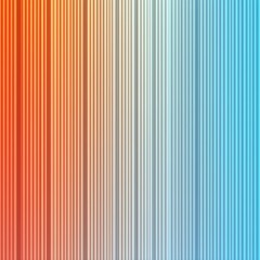 Obraz premium Gradient stripes blending warm and cool colors