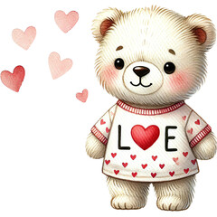 teddy bear with heart