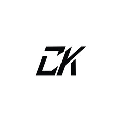 CK monogram logo design letter text name symbol monochrome logotype alphabet character simple logo