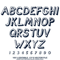 Classic college font. Vintage sport font in american style for football, baseball or basketball logos and t-shirt. Athletic department typeface, varsity style font. Vector