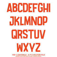 black and white hand lettering alphabet design, handwritten brush script modern calligraphy boho font vector illustration