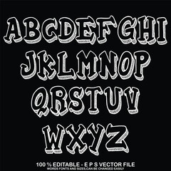 Classic college font. Vintage sport font in american style for football, baseball or basketball logos and t-shirt. Athletic department typeface, varsity style font. Vector