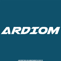 modern, futuristic modern geometric font