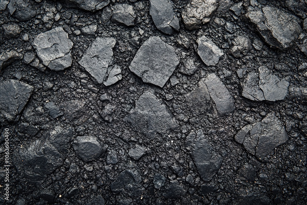 Poster a flat texture of asphalt with fine particles, perfect for creating realistic road surfaces in your 