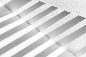 Obraz premium White wall with window shadows, close-up, flat lay, photography