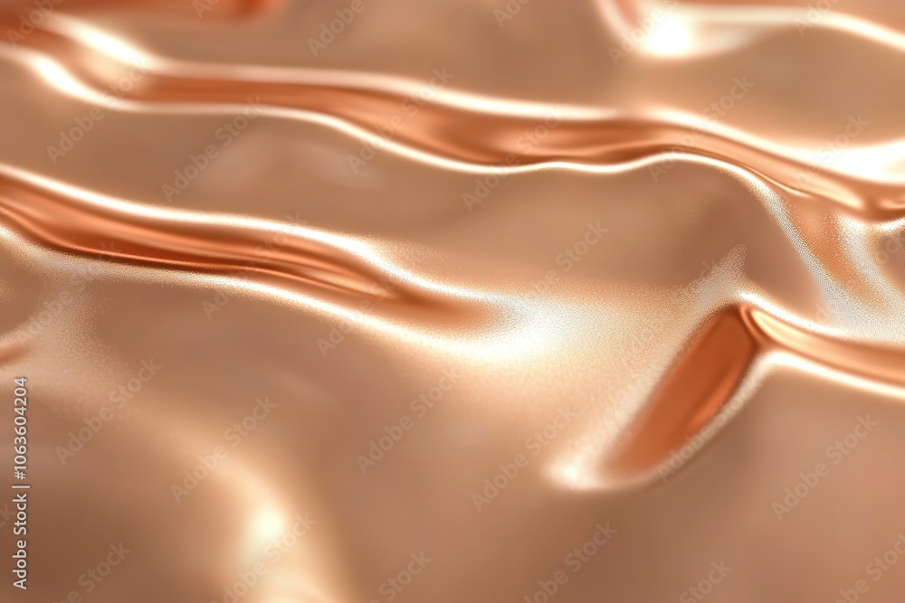 Poster a shiny copper background with a subtle gradient, providing an elegant and sophisticated look for va