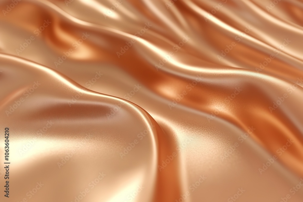 Poster a shiny copper background with a subtle gradient, providing an elegant and sophisticated look for va