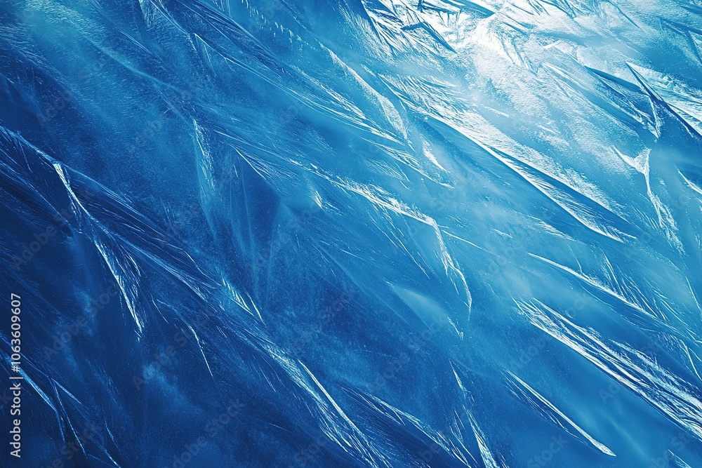 Poster a background of an ice skating rink with a frozen blue surface, featuring visible lines and cracks