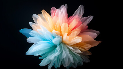 Fototapeta premium Celebrate new beginnings with a colorful happy new year message