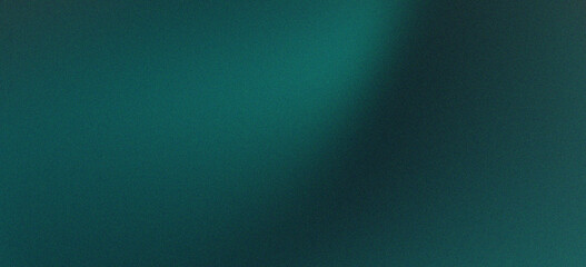 Fototapeta premium Abstract light and dark teal green color noise texture, gradient background