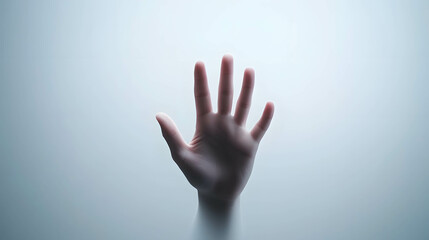 Shadow transforming into light around a person, symbolizing conquering fear.