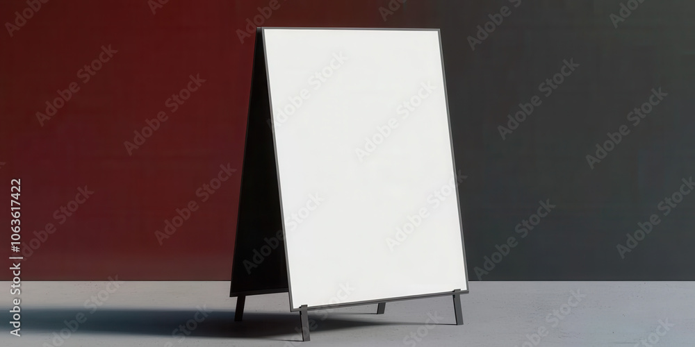 Poster display your creativity with a versatile blank canvas stand
