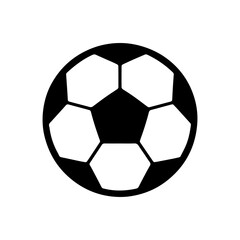 Fototapeta premium Vector-style Soccer Ball Icon on a white background