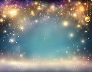 Naklejka premium Creative Christmas Background Glittering backround.