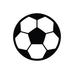 Obraz premium Vector-style Soccer Ball Icon on a white background