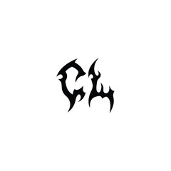 CL monogram logo design letter text name symbol monochrome logotype alphabet character simple logo