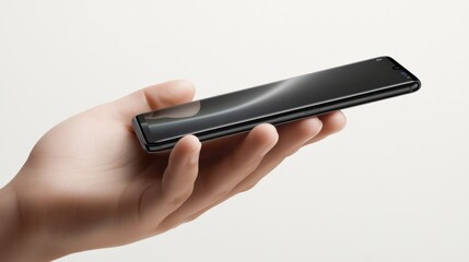 The Hand Holding Smartphone