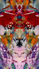 Abstract art background . Hand painting artwork . Canvas .