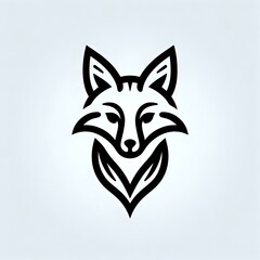 Obraz premium Sketch of a fox tattoo 