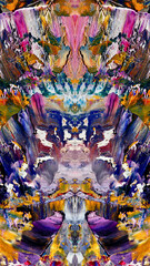 Abstract art background . Hand painting artwork . Canvas .