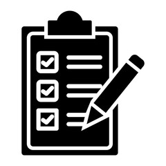 Evaluation Glyph Icon