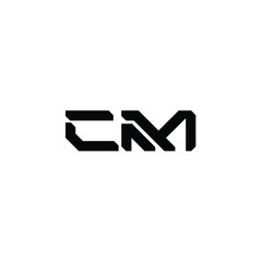 CM monogram logo design letter text name symbol monochrome logotype alphabet character simple logo