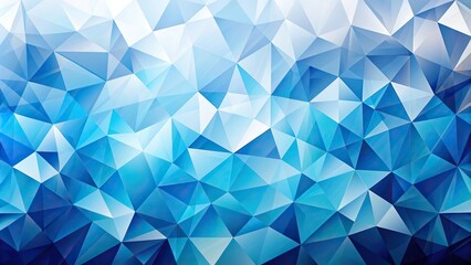 Obraz premium Visually striking abstract geometric shape design in shades of blue and white